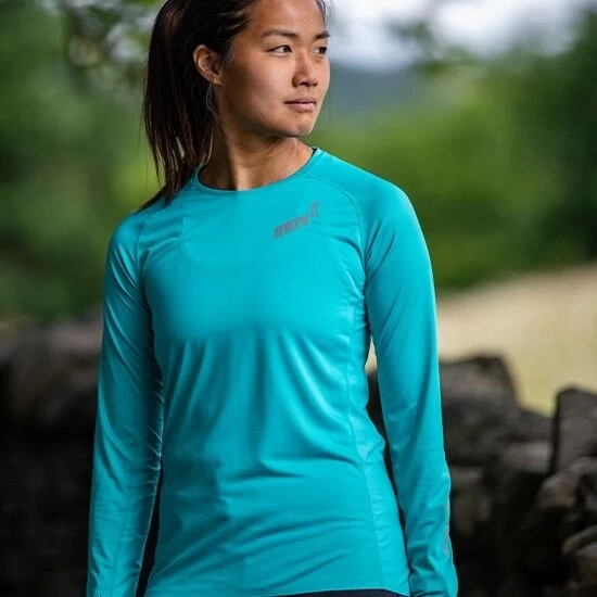 Inov-8 Base Elite 3.0 Damen Langarmshirt - Teal – Bild 3