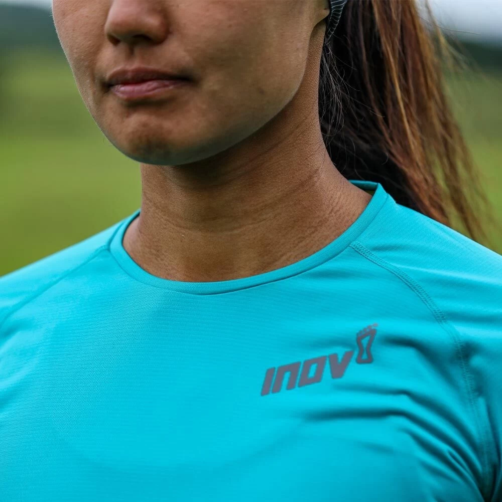 Inov-8 Base Elite 3.0 Damen Kurzarmshirt - Blau – Bild 7