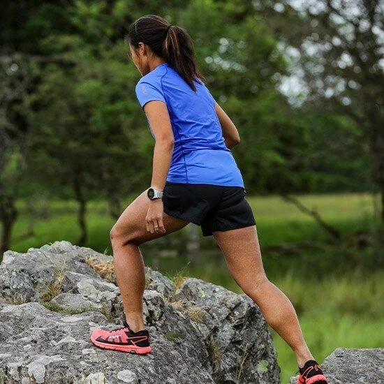 Inov-8 Base Elite 3.0 Damen Kurzarmshirt - Blau – Bild 6