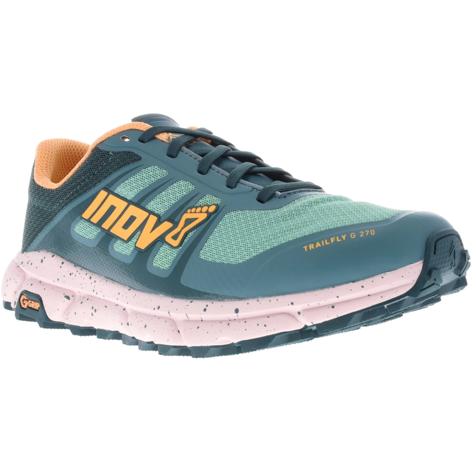 Inov-8 TrailFly G 270 V2 Wide Damen Laufschuhe - Pine/peach