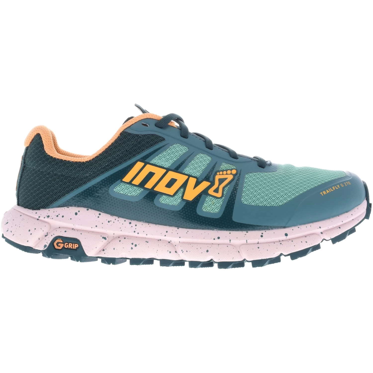 Inov-8 TrailFly G 270 V2 Wide Damen Laufschuhe - Pine/peach – Bild 2