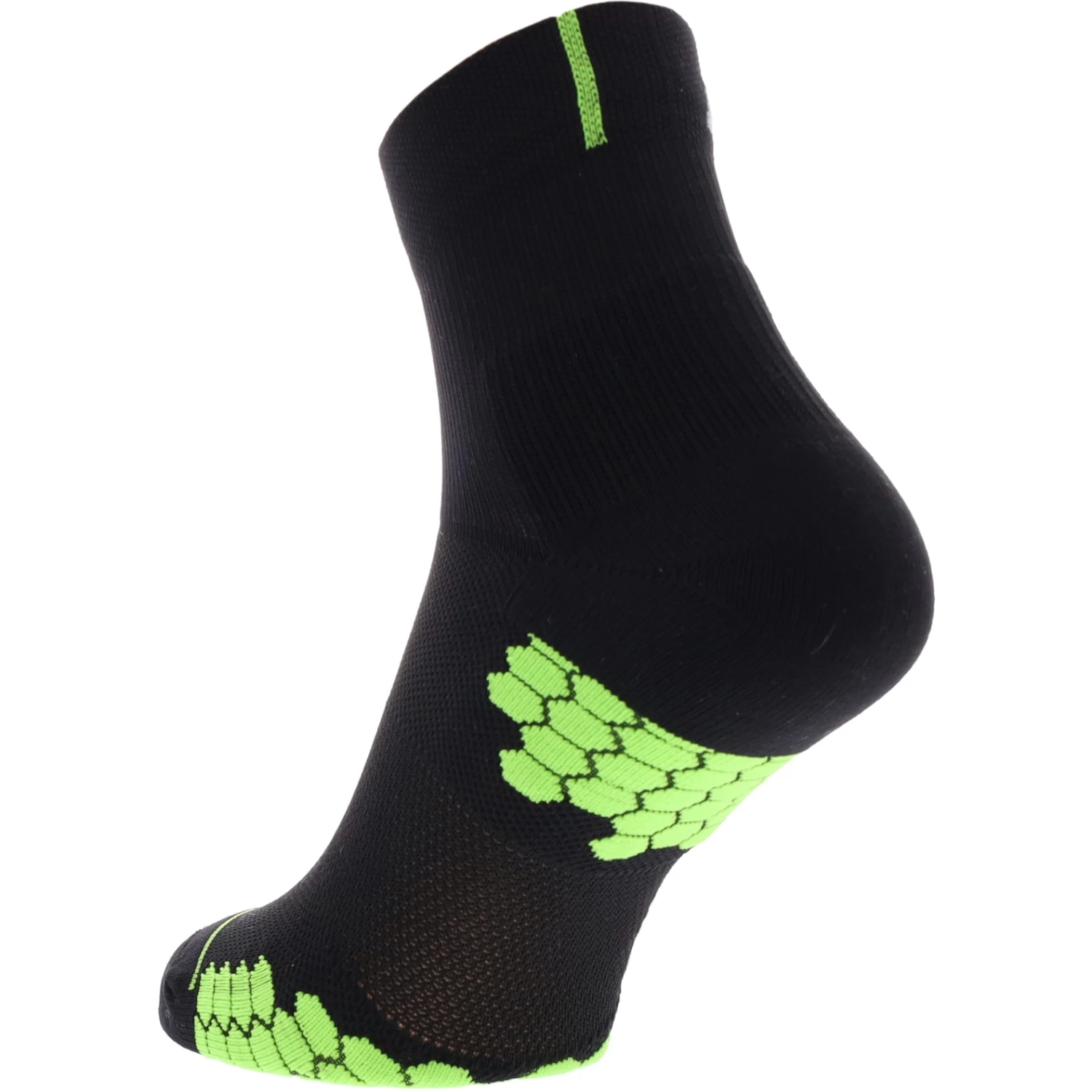 Inov-8 TrailFly Socken Mid (2 Paar) - Schwarz/grün – Bild 2
