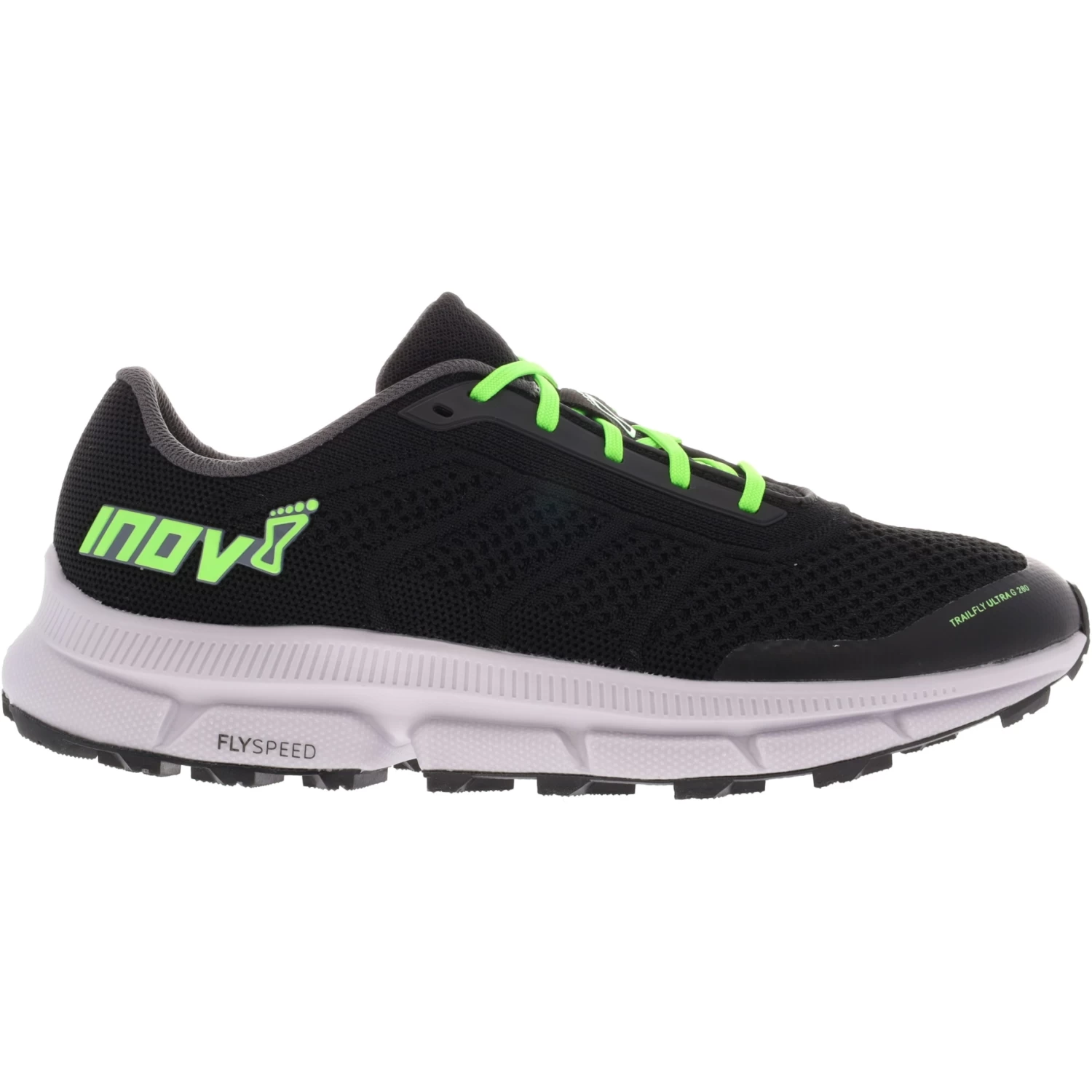 Inov-8 TrailFly Ultra G 280 Wide Laufschuhe - Schwarz/grau/grün – Bild 2