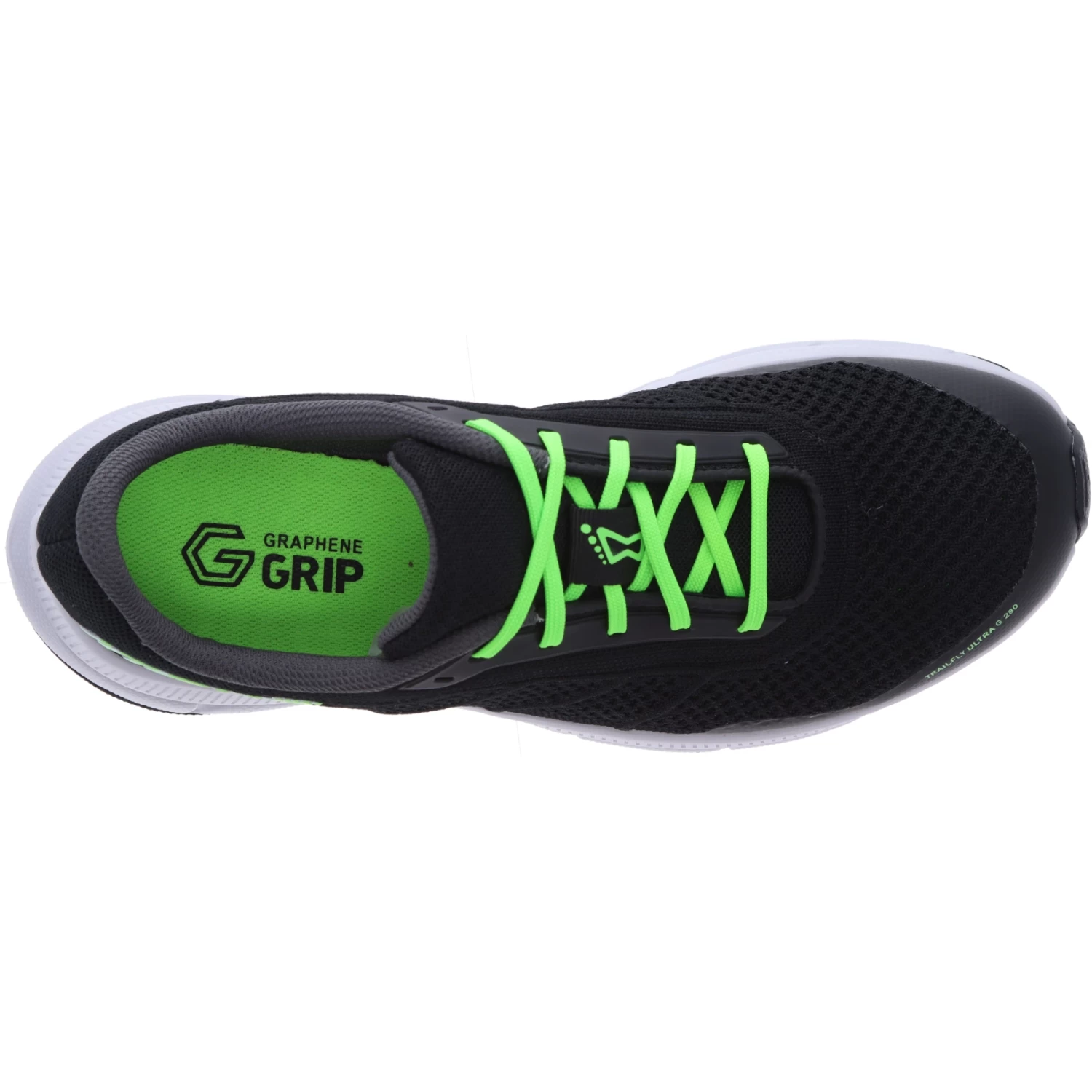 Inov-8 TrailFly Ultra G 280 Wide Laufschuhe - Schwarz/grau/grün – Bild 6
