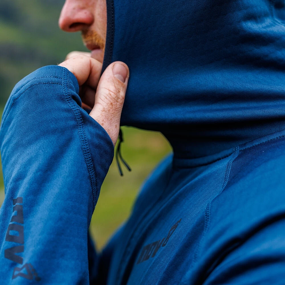 Inov-8 VentureLite Mid Fullzip Kapuzenpullover - Navy – Bild 7
