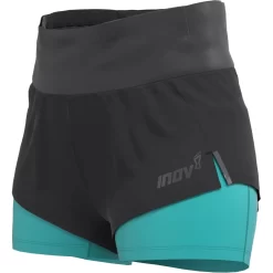 Inov-8 TrailFly Ultra 3" 2in1 Damen Shorts - Schwarz/teal