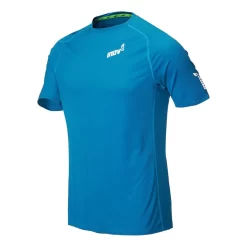 Inov-8 Base Kurzarm-Funktionsunterhemd Blau