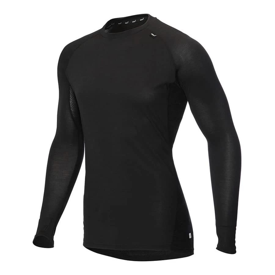 Unterhemd Inov-8 Merino Langarm Schwarz