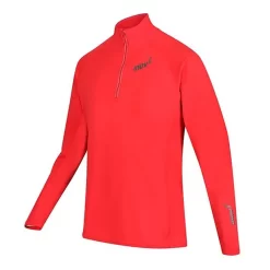 Inov-8 Technical Mid Half Zip Langarmshirt Rot