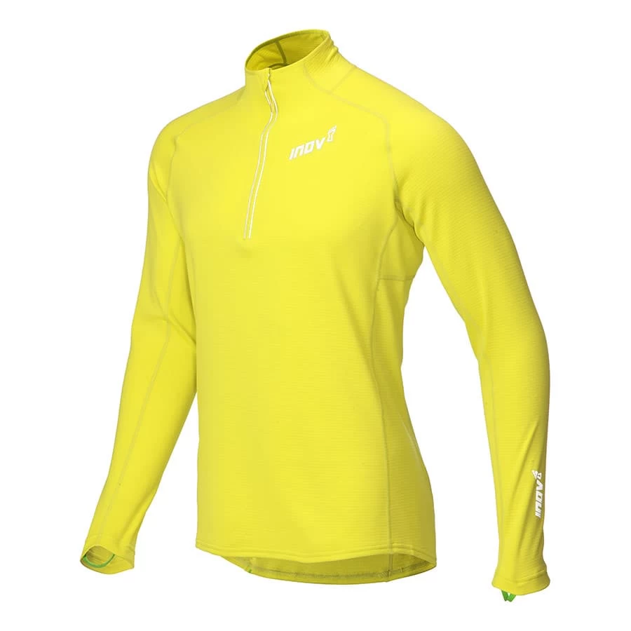 Inov-8 Technical Mid Half Zip Langarmshirt Gelb